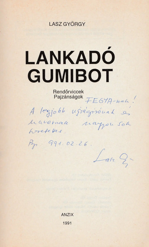 Lankadó gumibot - Oskola Antikvárium