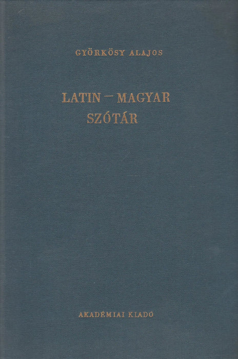 Latin - magyar szótár - Oskola Antikvárium
