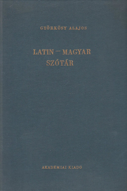 Latin - magyar szótár - Oskola Antikvárium