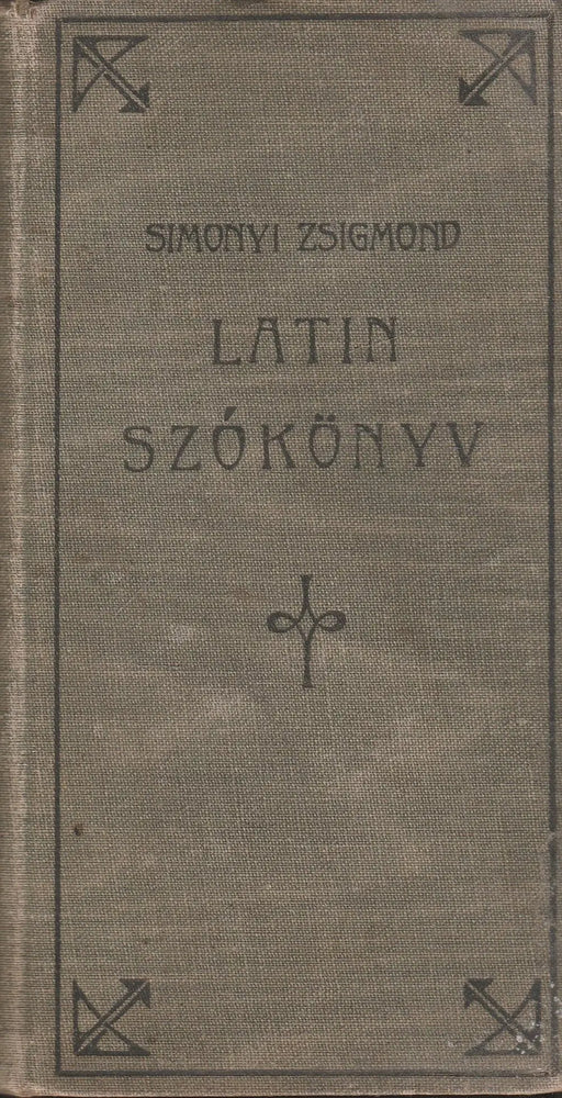 Latin szókönyv - Oskola Antikvárium
