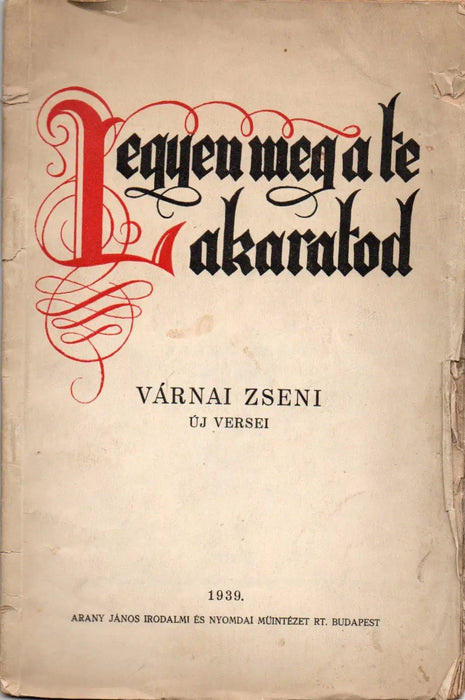 Legyen meg a te akaratod - Oskola Antikvárium