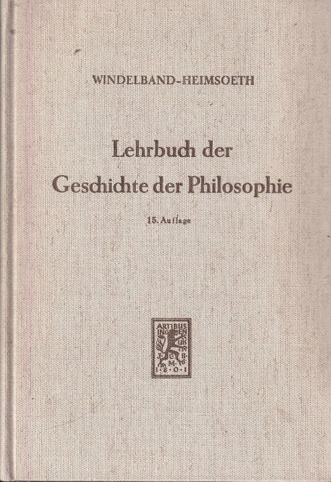 Lehrbuch der Geschichte der Philosophie - Oskola Antikvárium