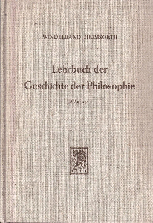 Lehrbuch der Geschichte der Philosophie - Oskola Antikvárium
