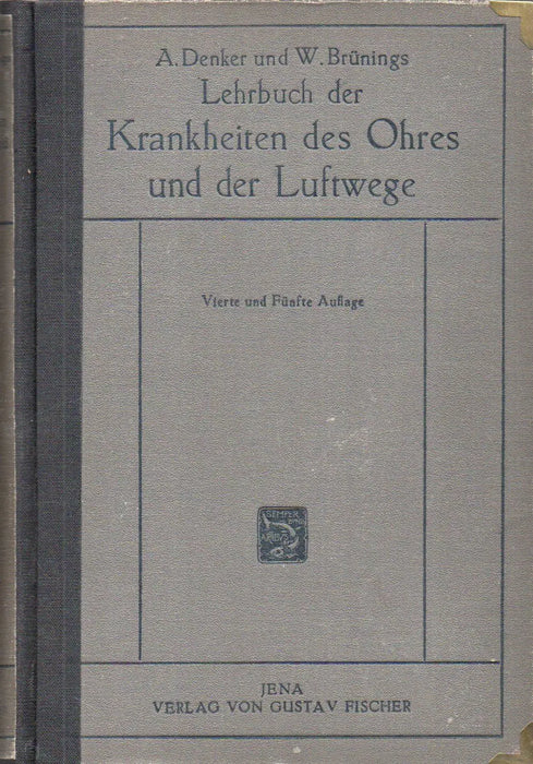 Lehrbuch der Krankheiten des Ohres und der Luftwege - Oskola Antikvárium