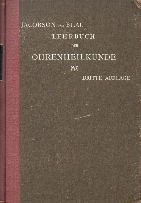 Lehrbuch der Ohrenheilkunde - Oskola Antikvárium