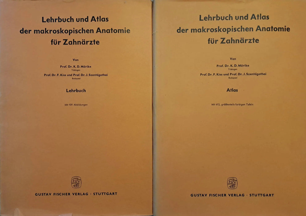 Lehrbuch und Atlas der makroskopischen Anatomie für Zahnärzte I - II. - Oskola Antikvárium