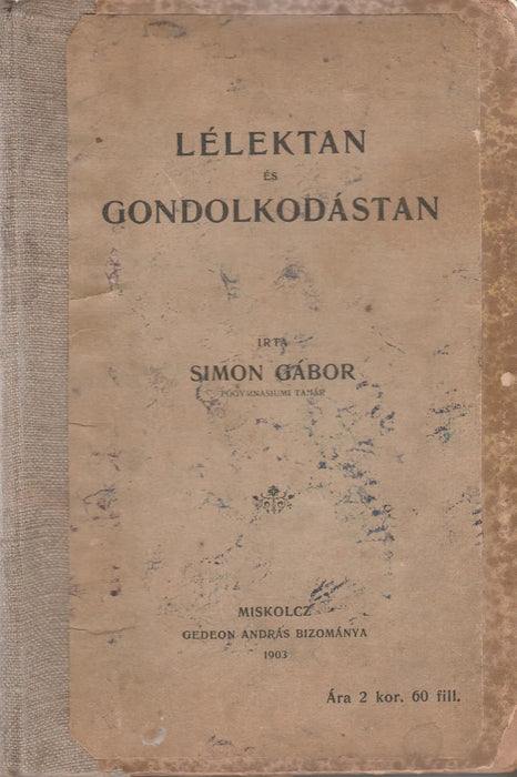 Lélektan és gondolkodástan - Oskola Antikvárium