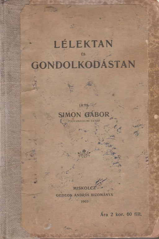 Lélektan és gondolkodástan - Oskola Antikvárium