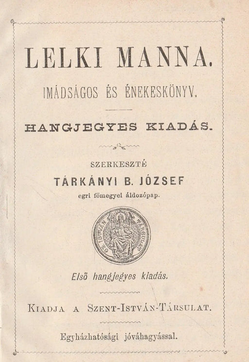 Lelki manna - Oskola Antikvárium