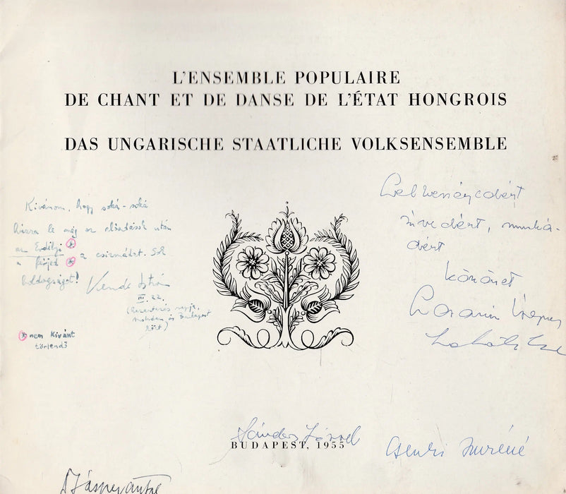 L’Ensemble populaire de chant et de danse de l’État hongrois - Das Ungarische Staatliche Volksensemble - Oskola Antikvárium