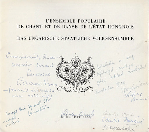L’Ensemble populaire de chant et de danse de l’État hongrois - Das Ungarische Staatliche Volksensemble - Oskola Antikvárium