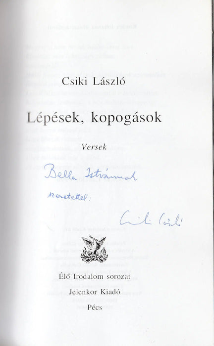 Lépések, kopogások - Oskola Antikvárium