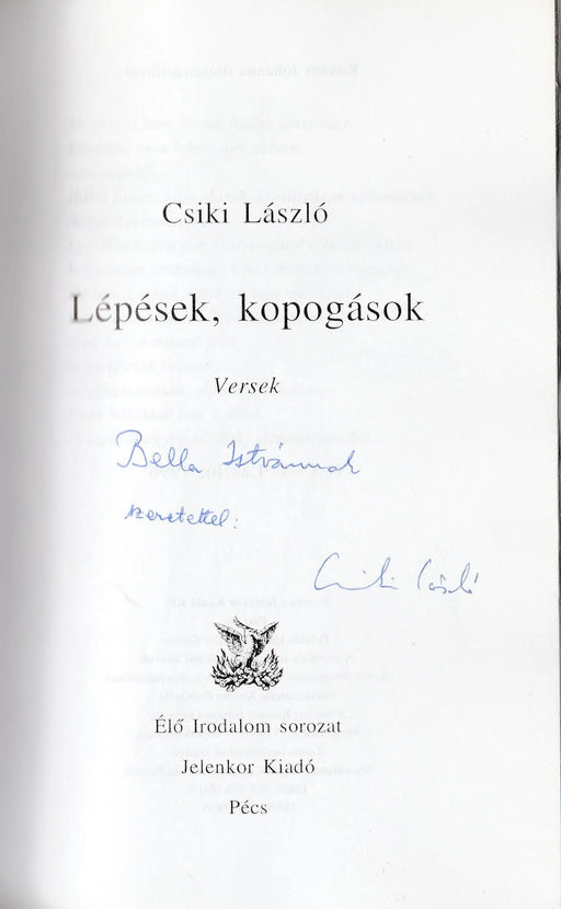Lépések, kopogások - Oskola Antikvárium