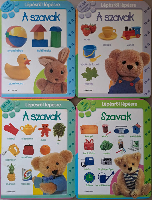 Lépésről lépésre: A szavak 1 - 4. - Oskola Antikvárium