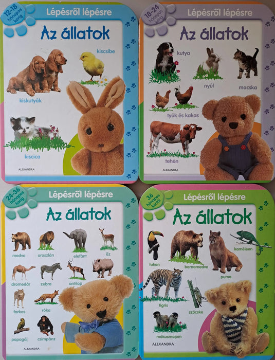 Lépésről lépésre: Az állatok 1 - 4. - Oskola Antikvárium