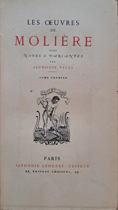 Les oeuvres de Moliére I - VIII. - Oskola Antikvárium