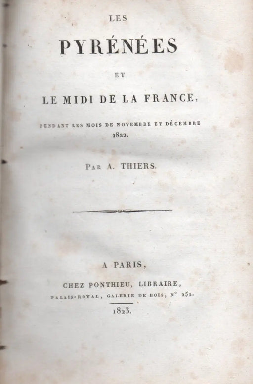 Les Pyrénées et le Midi de la France - Oskola Antikvárium