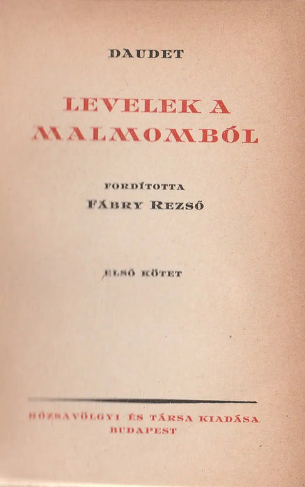 Levelek a malmomból I - II. - Oskola Antikvárium