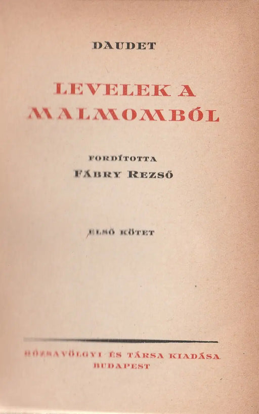 Levelek a malmomból I - II. - Oskola Antikvárium