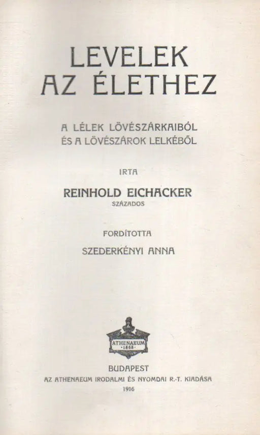 Levelek az élethez - Oskola Antikvárium