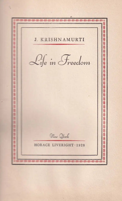 Life in Freedom - Oskola Antikvárium
