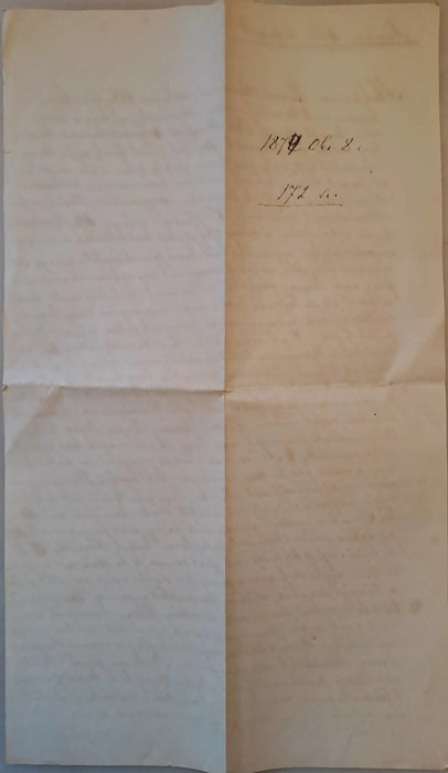 Lippai Istvánné végrendelete 1873 - ból - Oskola Antikvárium