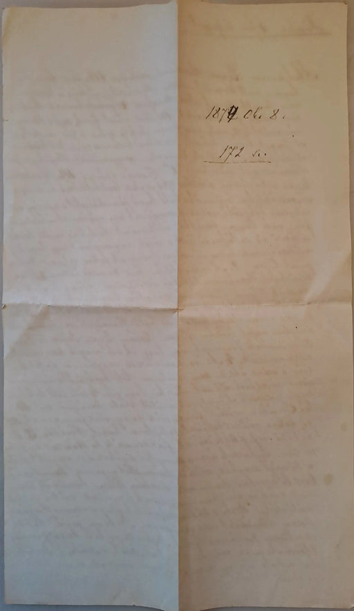 Lippai Istvánné végrendelete 1873 - ból - Oskola Antikvárium