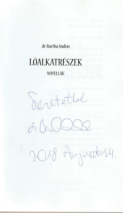 Lóalkatrészek - Oskola Antikvárium