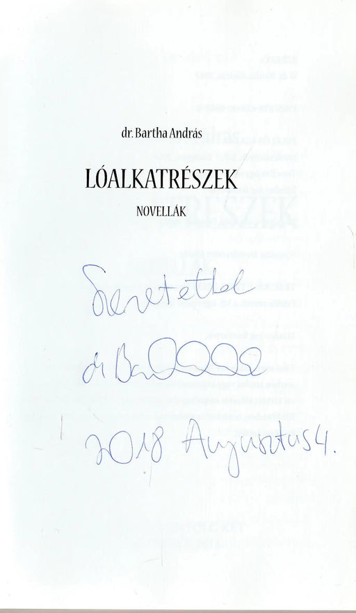 Lóalkatrészek - Oskola Antikvárium