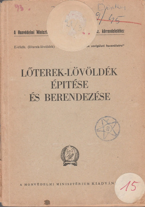 Lőterek - lövöldék építése és berendezése - Oskola Antikvárium