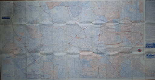 Los Angeles City Map - Oskola Antikvárium