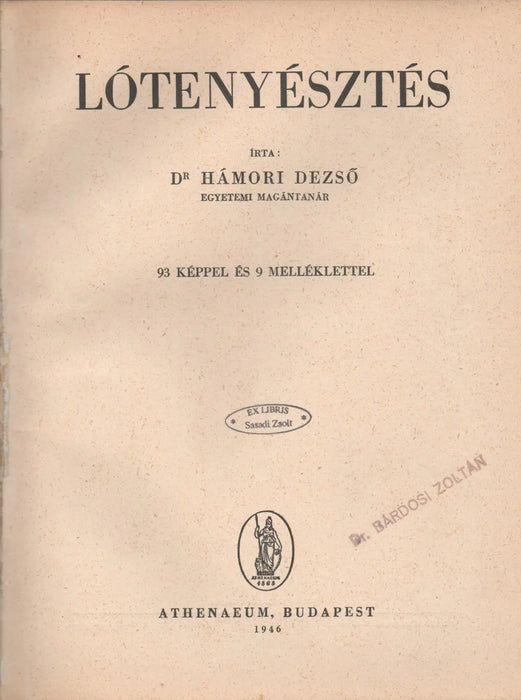 Lótenyésztés - Oskola Antikvárium