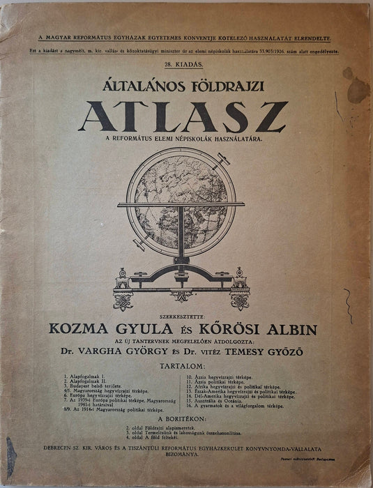 Általános földrajzi atlasz