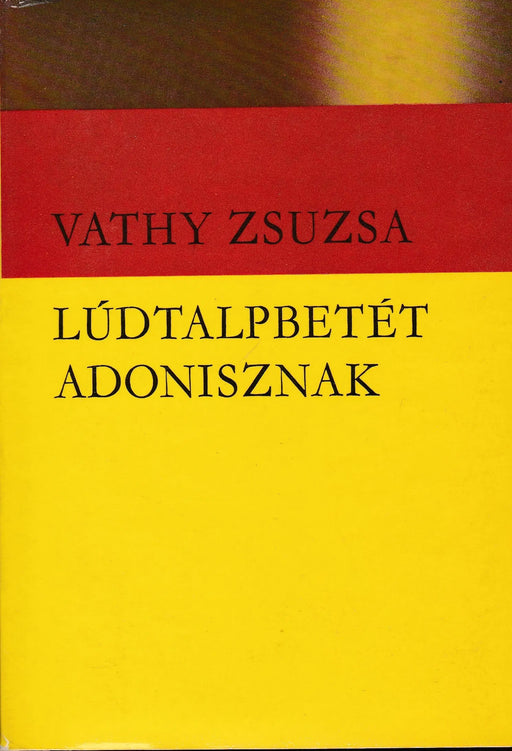 Lúdtalpbetét Adonisznak - Oskola Antikvárium