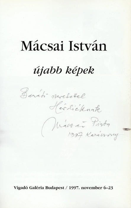 Mácsai István - Oskola Antikvárium