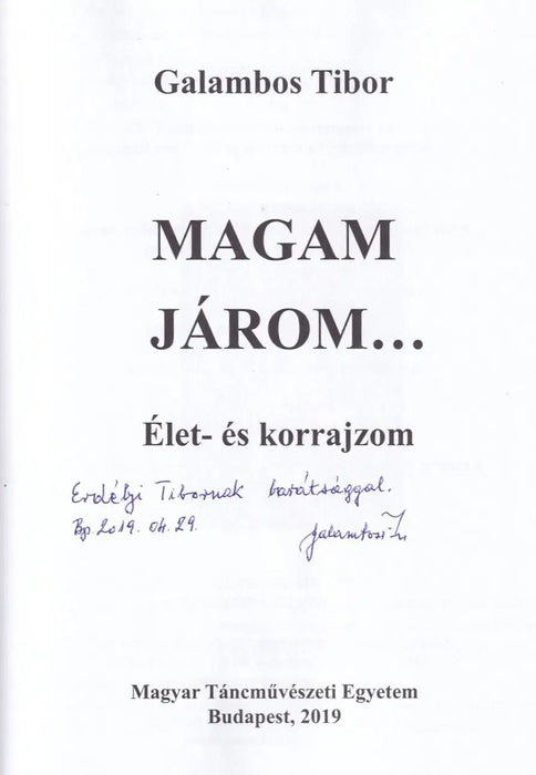 Magam járom... - Oskola Antikvárium