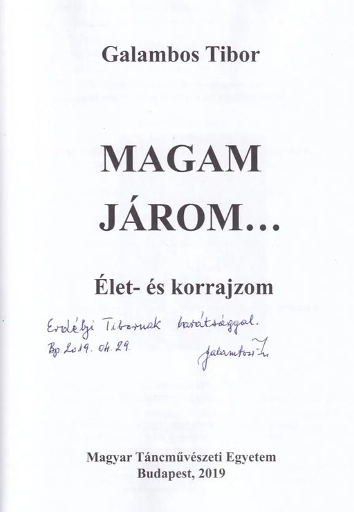 Magam járom... - Oskola Antikvárium