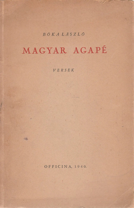 Magyar agapé - Oskola Antikvárium