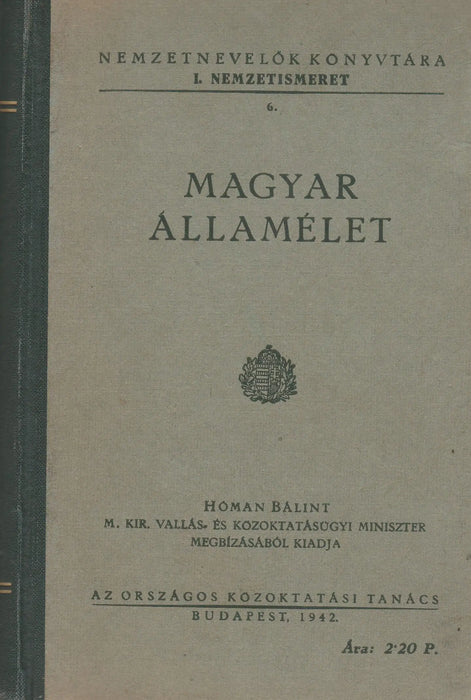 Magyar államélet - Oskola Antikvárium