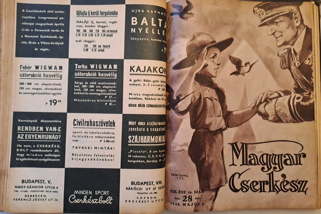 Magyar Cserkész XIX. évfolyam 1937 - 1938 - Oskola Antikvárium