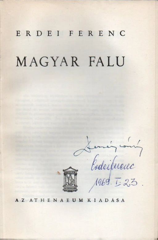 Magyar falu - Oskola Antikvárium