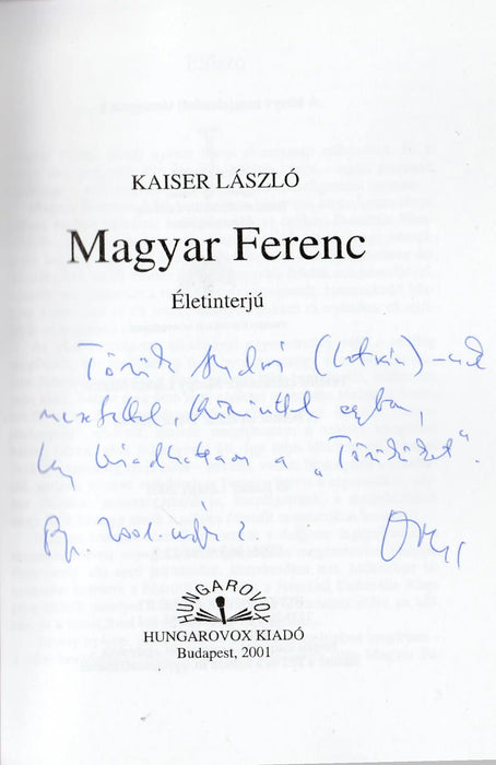 Magyar Ferenc - Oskola Antikvárium