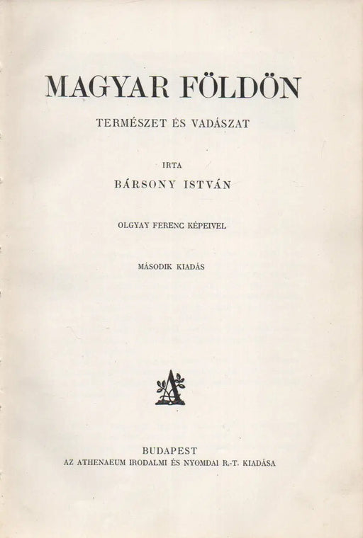 Magyar földön - Oskola Antikvárium