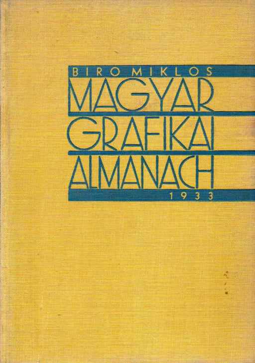 Magyar Grafikai Almanach 1933 - Oskola Antikvárium