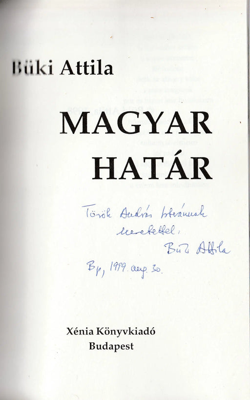 Magyar határ - Oskola Antikvárium