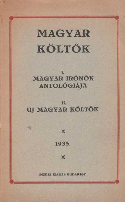 Magyar költők - Oskola Antikvárium
