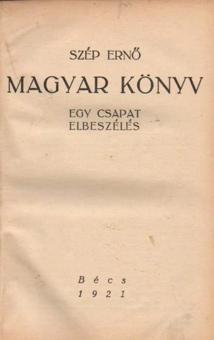 Magyar könyv - Oskola Antikvárium
