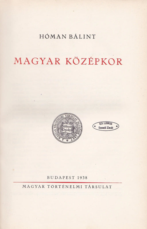 Magyar középkor - Oskola Antikvárium