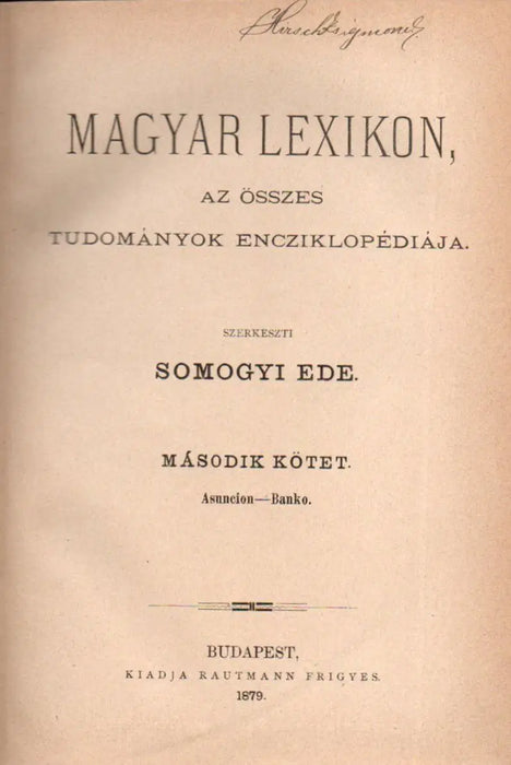 Magyar Lexikon I - X. - Oskola Antikvárium