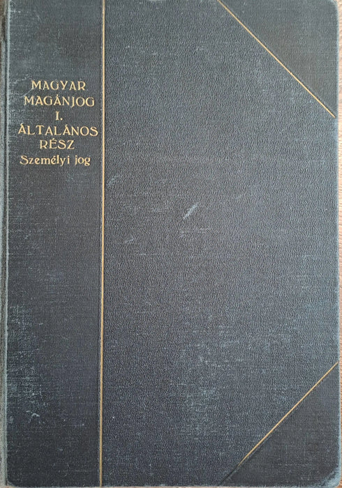 Magyar magánjog I - IV. és VI. - Oskola Antikvárium